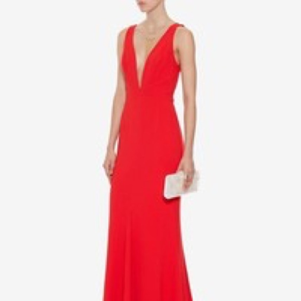 Intermix red formal gown